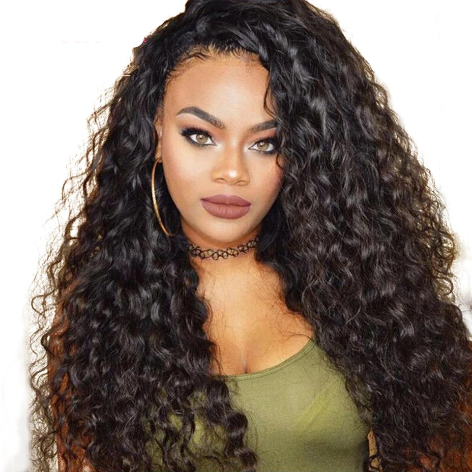 Brazilian Baby Hair  Water Wave Lace Front Wig
