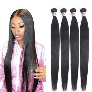 Straight Malaysian Remy 14-28 Inches Bundles